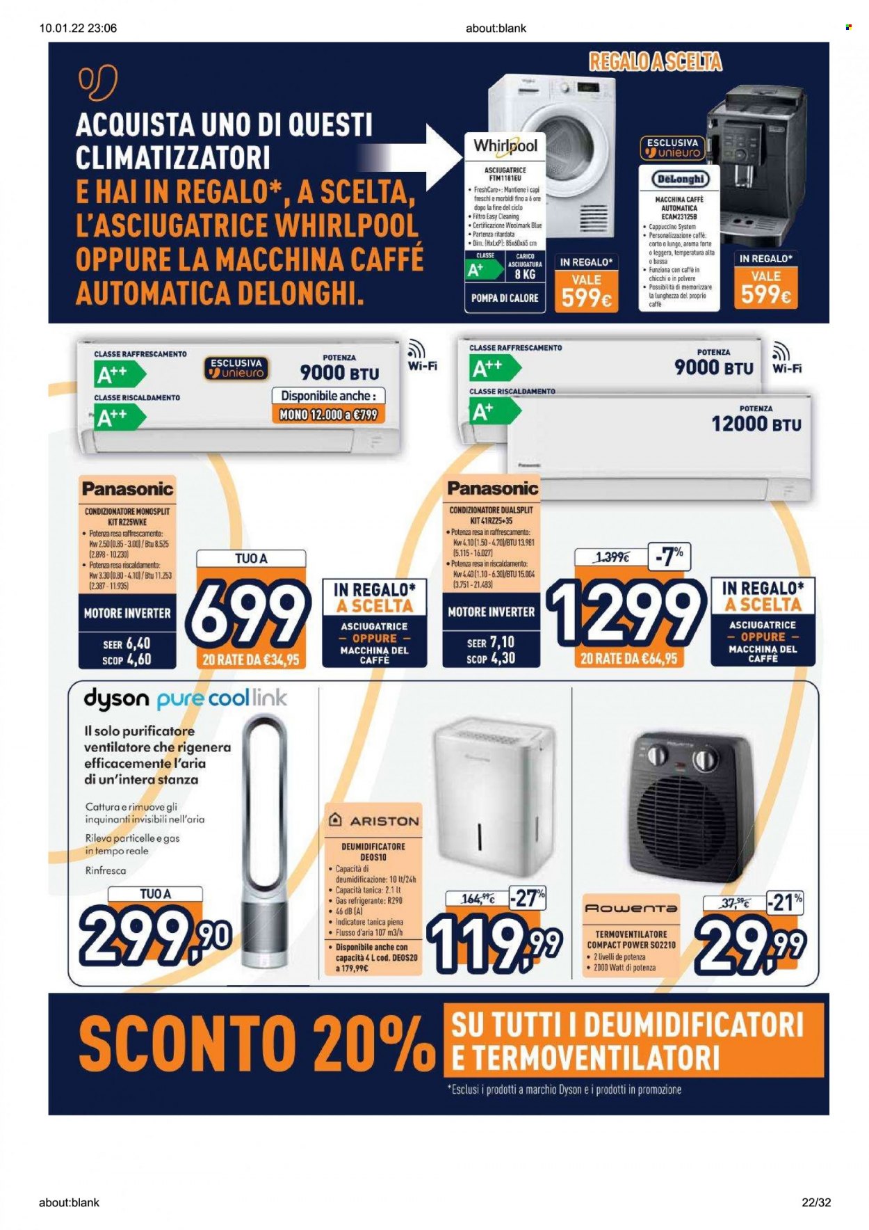 Volantino Unieuro - 10/1/2022 - 27/1/2022. Pagina 22
