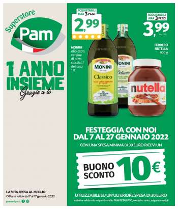 Volantino Pam Panorama - 7/1/2022 - 17/1/2022.