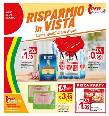 Volantino Iper, La grande i - 14/1/2022 - 23/1/2022.