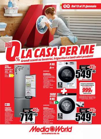 Volantino MediaWorld - 13/1/2022 - 31/1/2022.