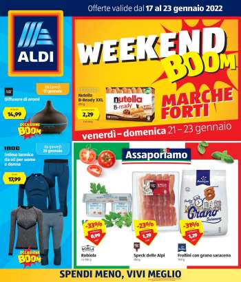 Volantino Aldi - 17/1/2022 - 23/1/2022.