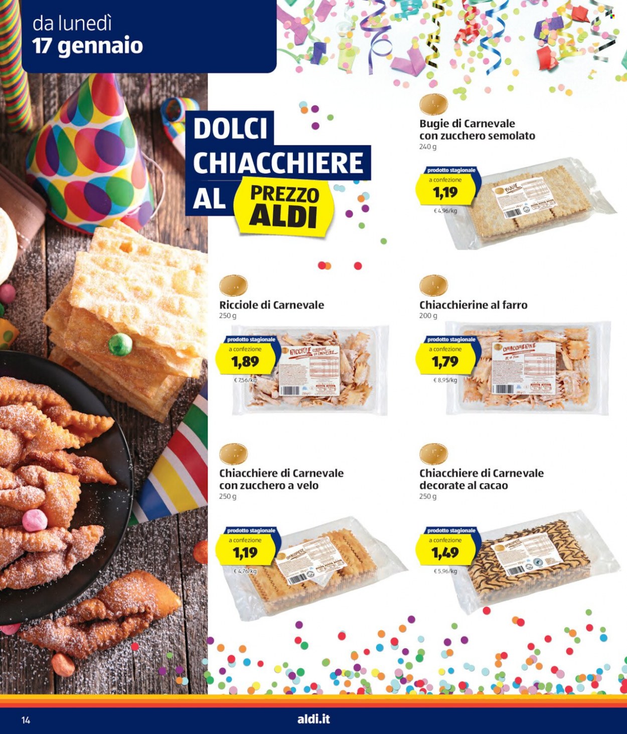 Volantino Aldi - 17/1/2022 - 23/1/2022. Pagina 14