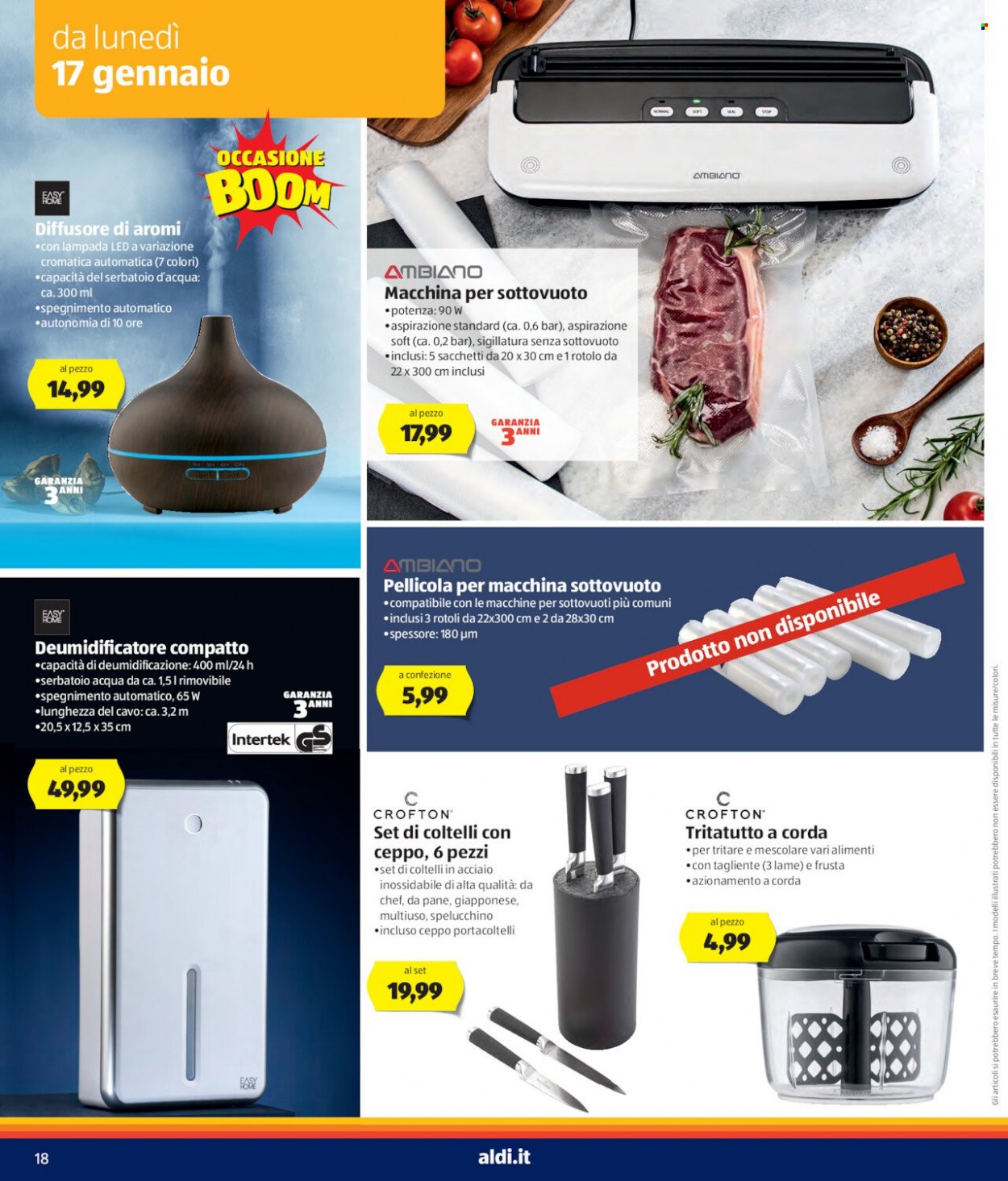 Volantino Aldi - 17/1/2022 - 23/1/2022. Pagina 18
