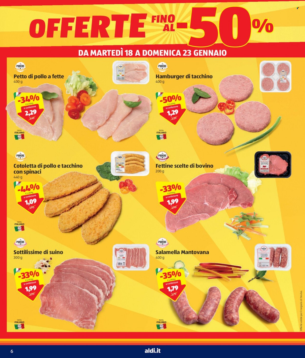 Volantino Aldi - 18/1/2022 - 23/1/2022. Pagina 6