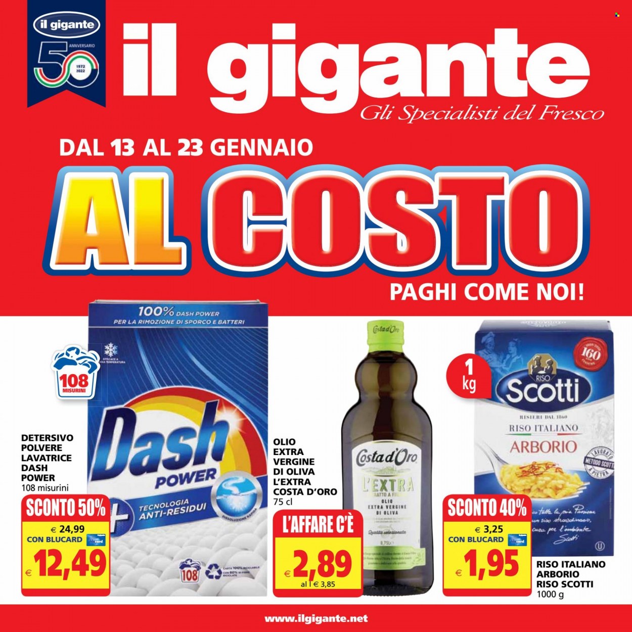 Volantino Il Gigante - 13/1/2022 - 23/1/2022. Pagina 1