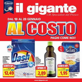 Volantino Il Gigante - 13/1/2022 - 26/1/2022.