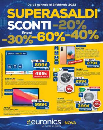 Volantino Euronics - 13/1/2022 - 2/2/2022.