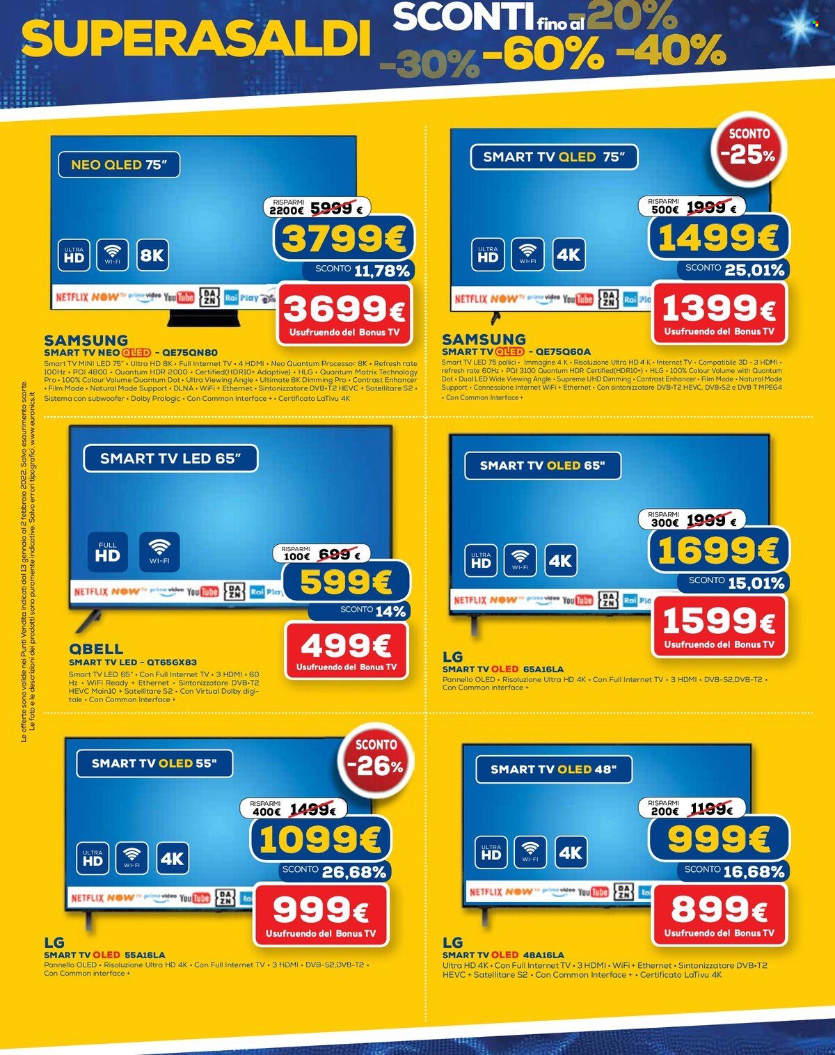 Volantino Euronics - 13/1/2022 - 2/2/2022. Pagina 2