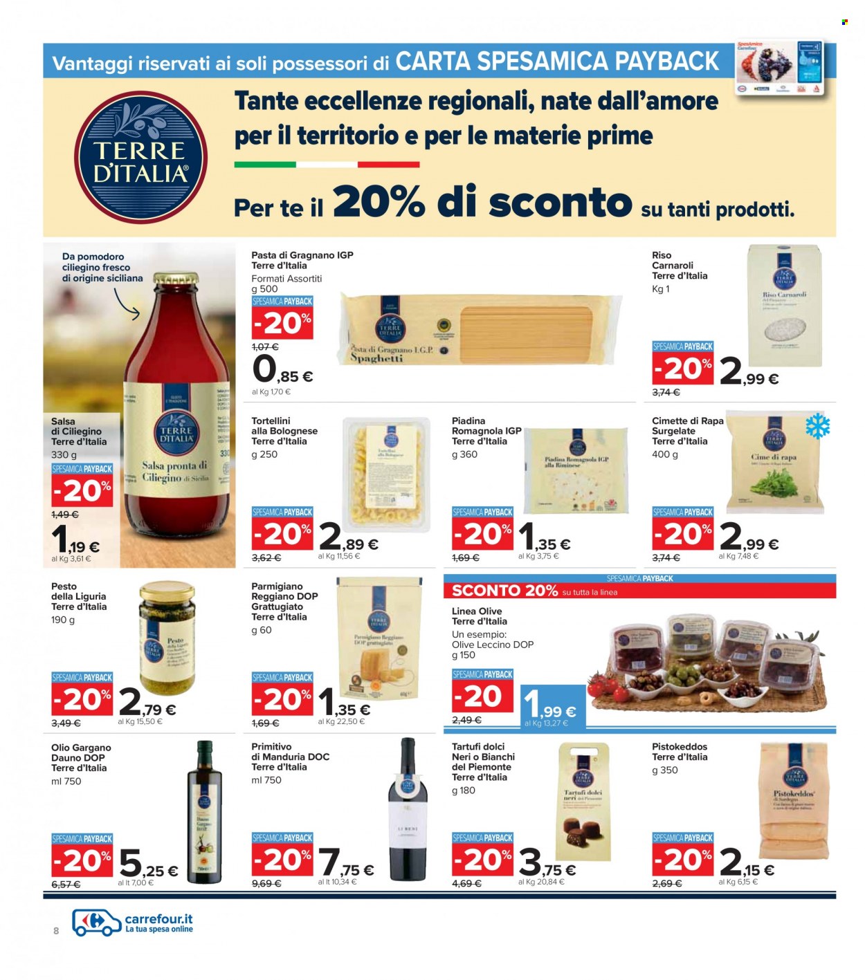 Volantino Carrefour - 17/1/2022 - 26/1/2022. Pagina 8