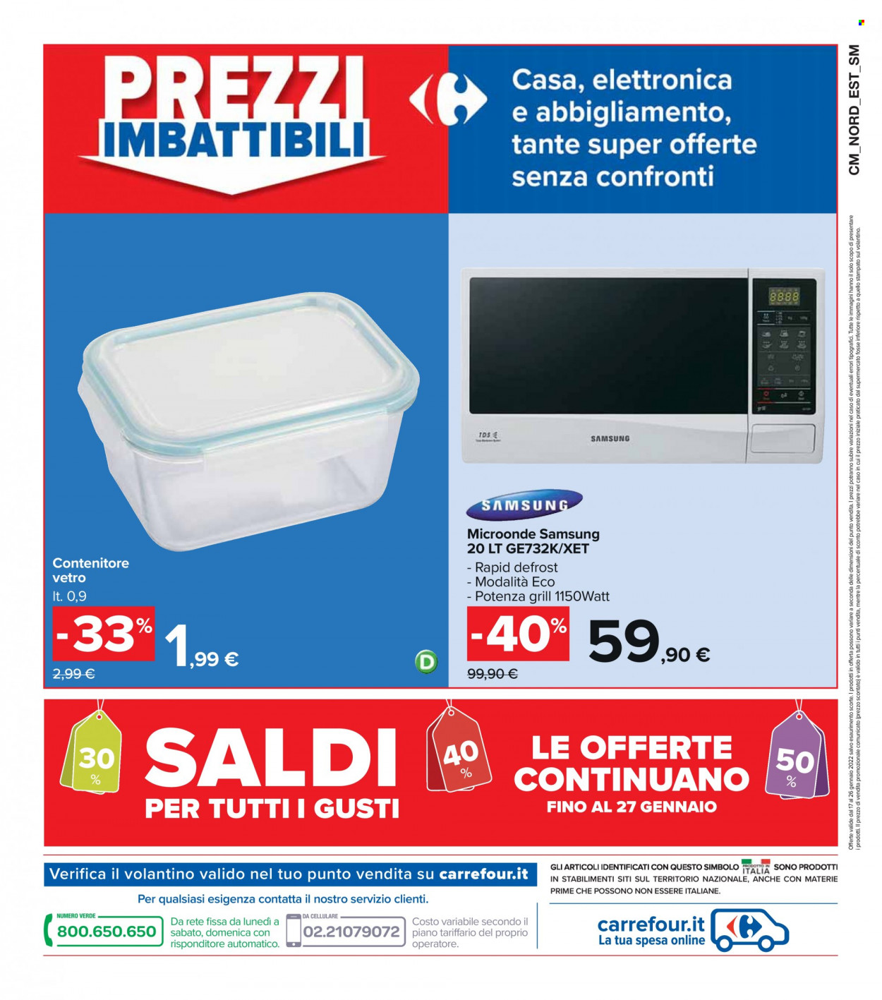 Volantino Carrefour - 17/1/2022 - 26/1/2022. Pagina 24