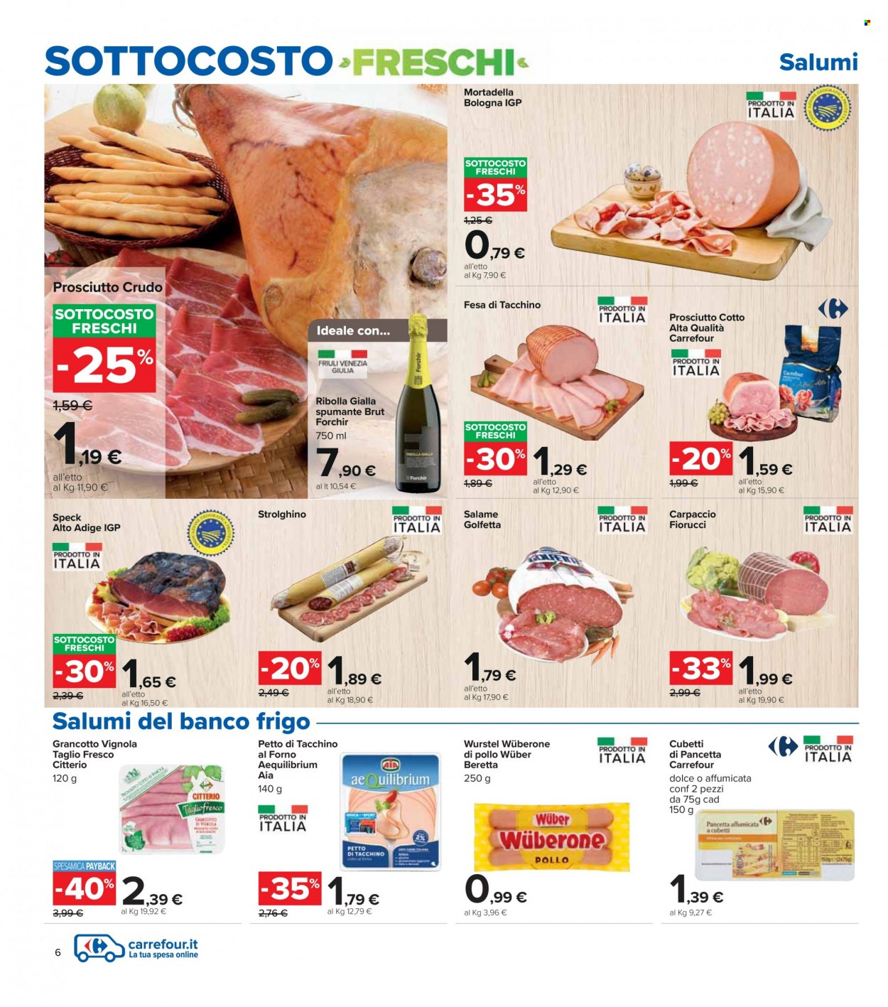 Volantino Carrefour - 17/1/2022 - 26/1/2022. Pagina 6
