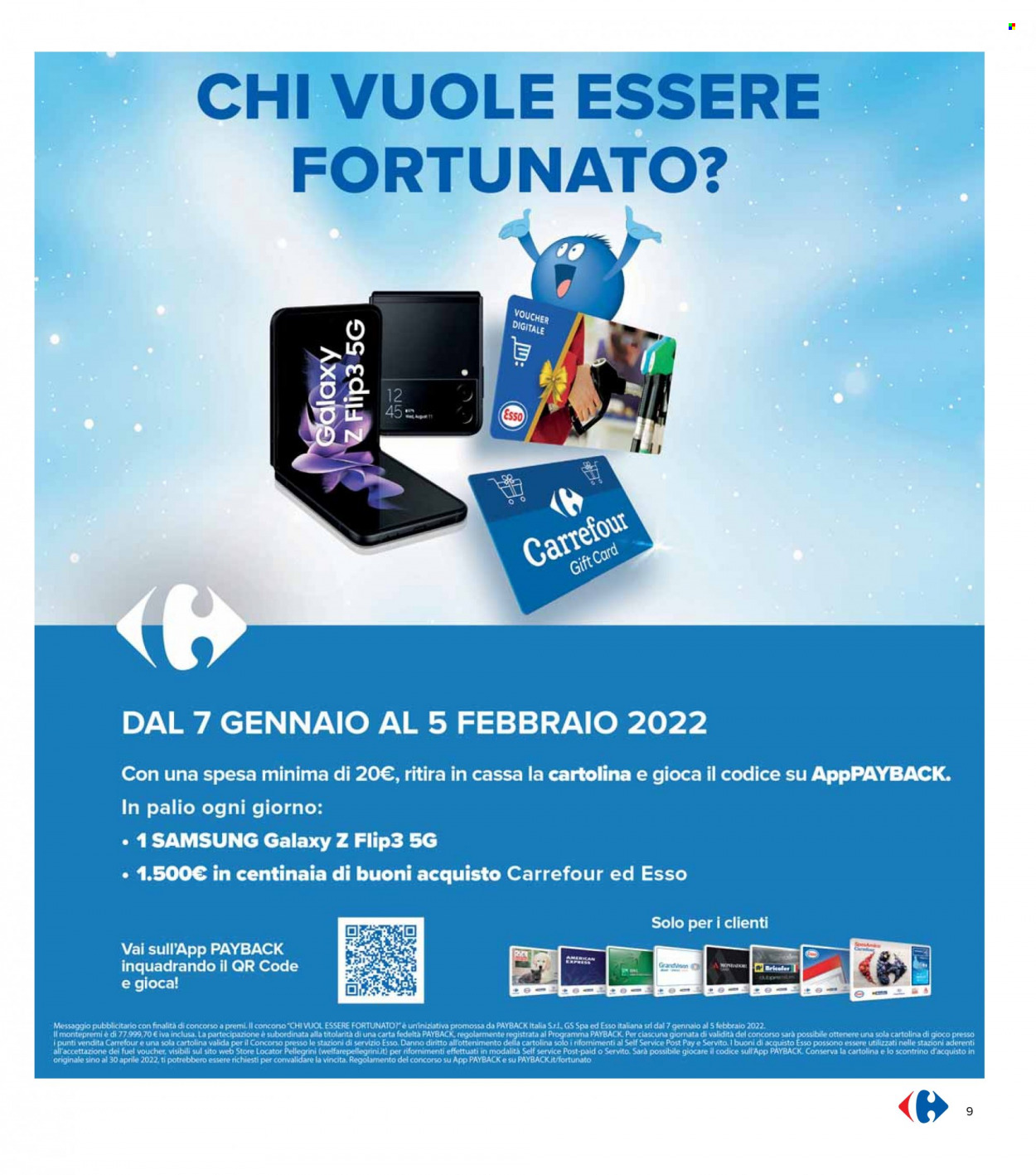Volantino Carrefour - 17/1/2022 - 26/1/2022. Pagina 9