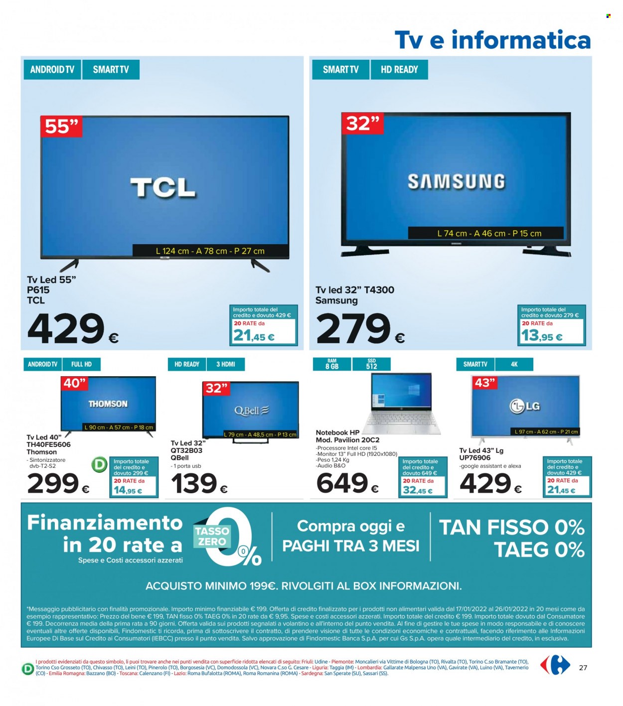 Volantino Carrefour - 17/1/2022 - 26/1/2022. Pagina 27