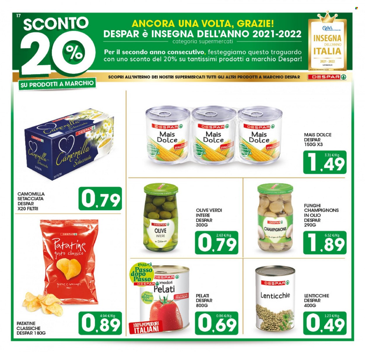 Volantino Despar - 17/1/2022 - 26/1/2022. Pagina 17