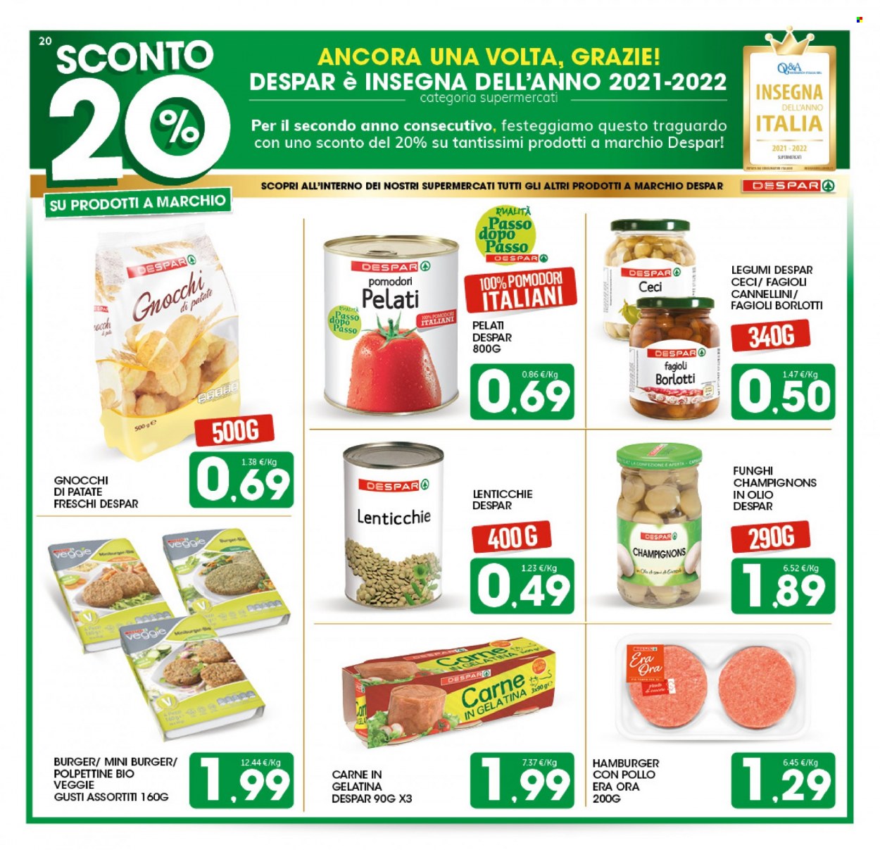 Volantino Eurospar - 17/1/2022 - 26/1/2022. Pagina 20