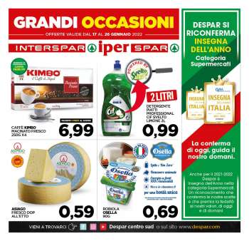 Volantino Interspar - 17/1/2022 - 26/1/2022.