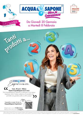 Volantino Acqua & Sapone - 20/1/2022 - 8/2/2022.