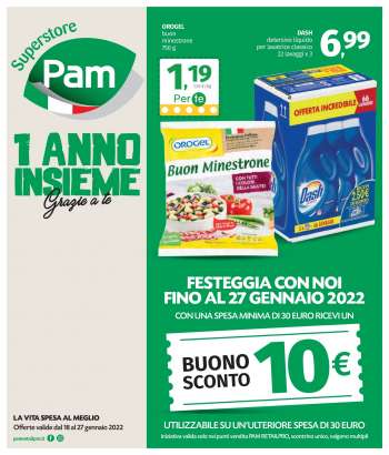 Volantino Pam Panorama - 18/1/2022 - 27/1/2022.