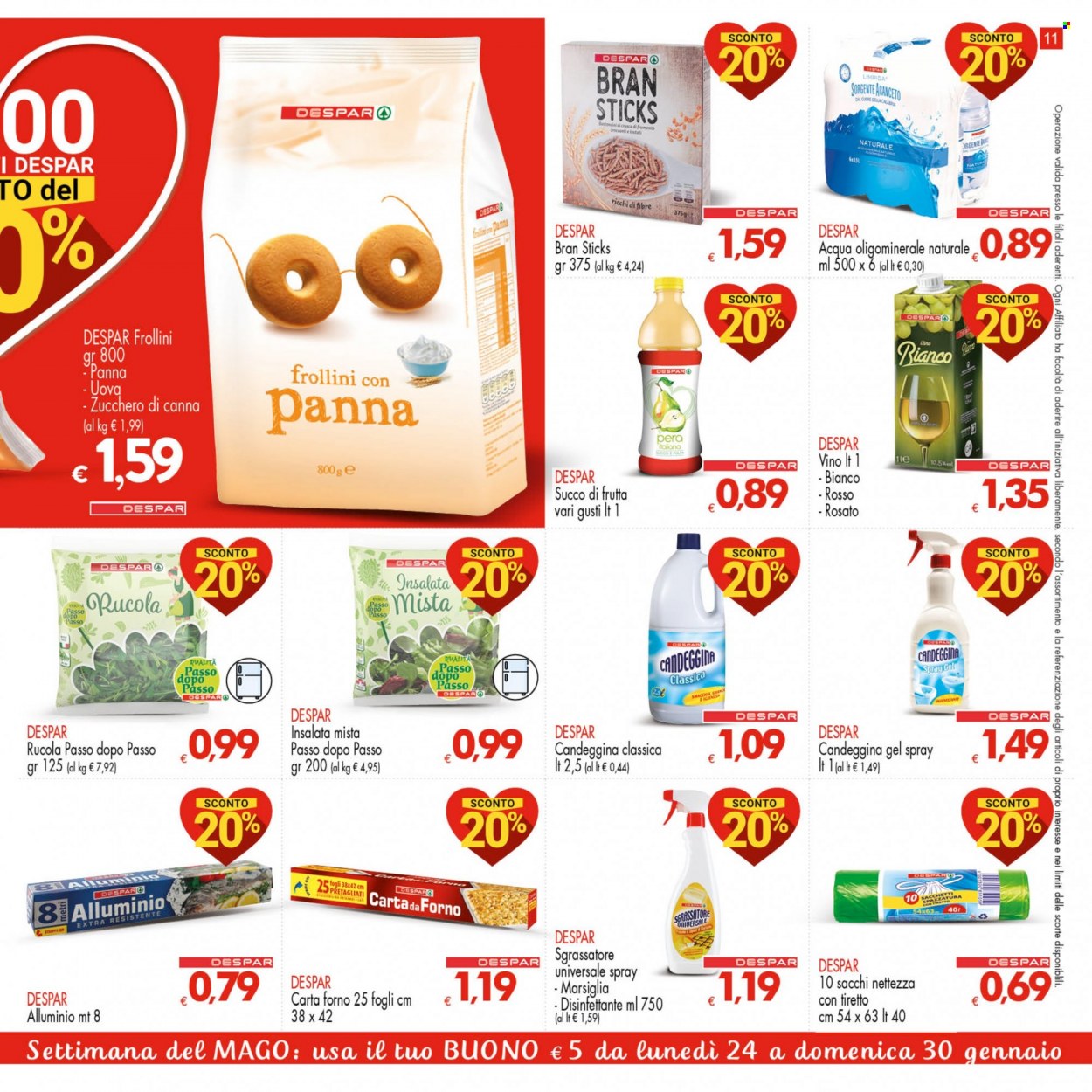 Volantino Eurospar - 20/1/2022 - 2/2/2022. Pagina 11