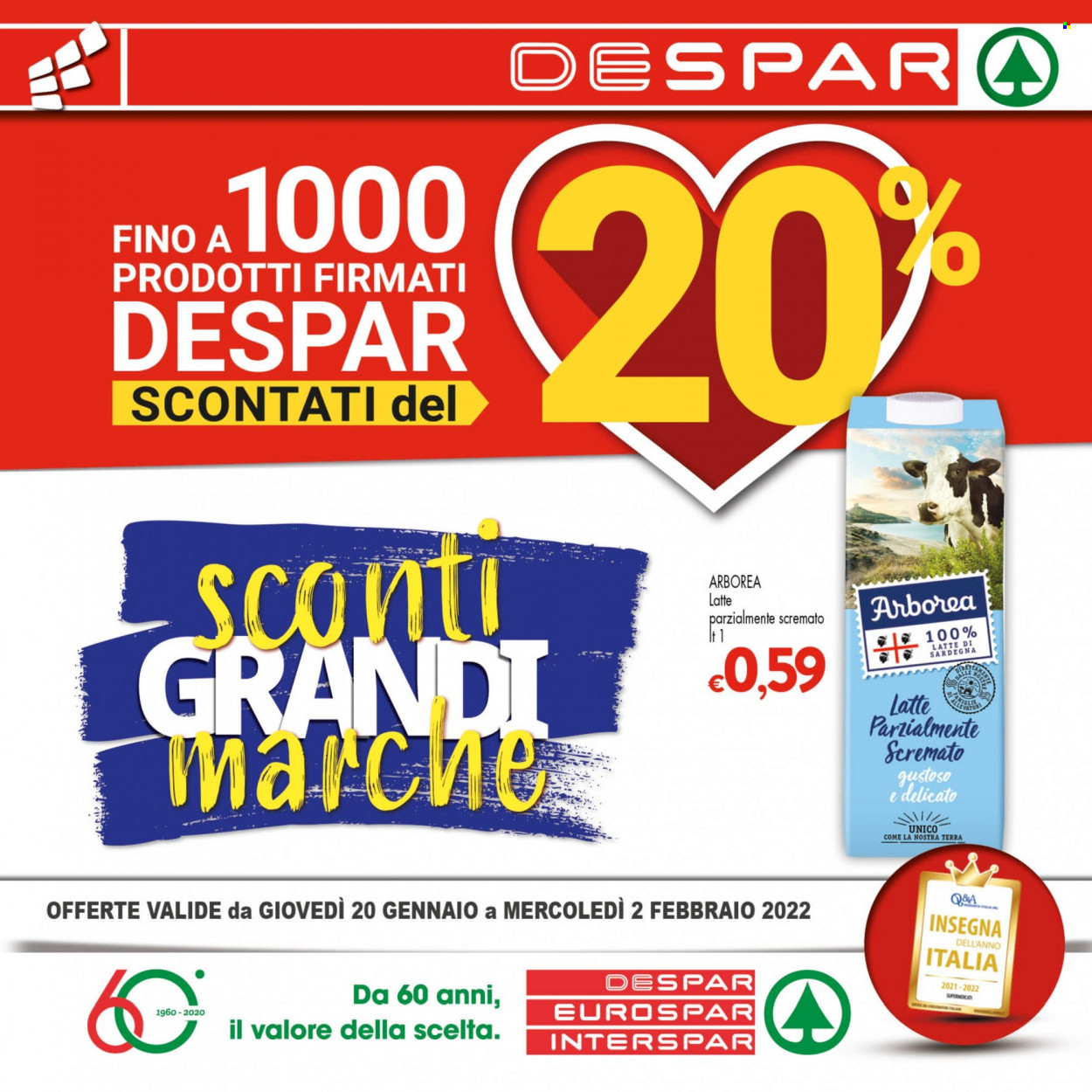 Volantino Interspar - 20/1/2022 - 2/2/2022. Pagina 1