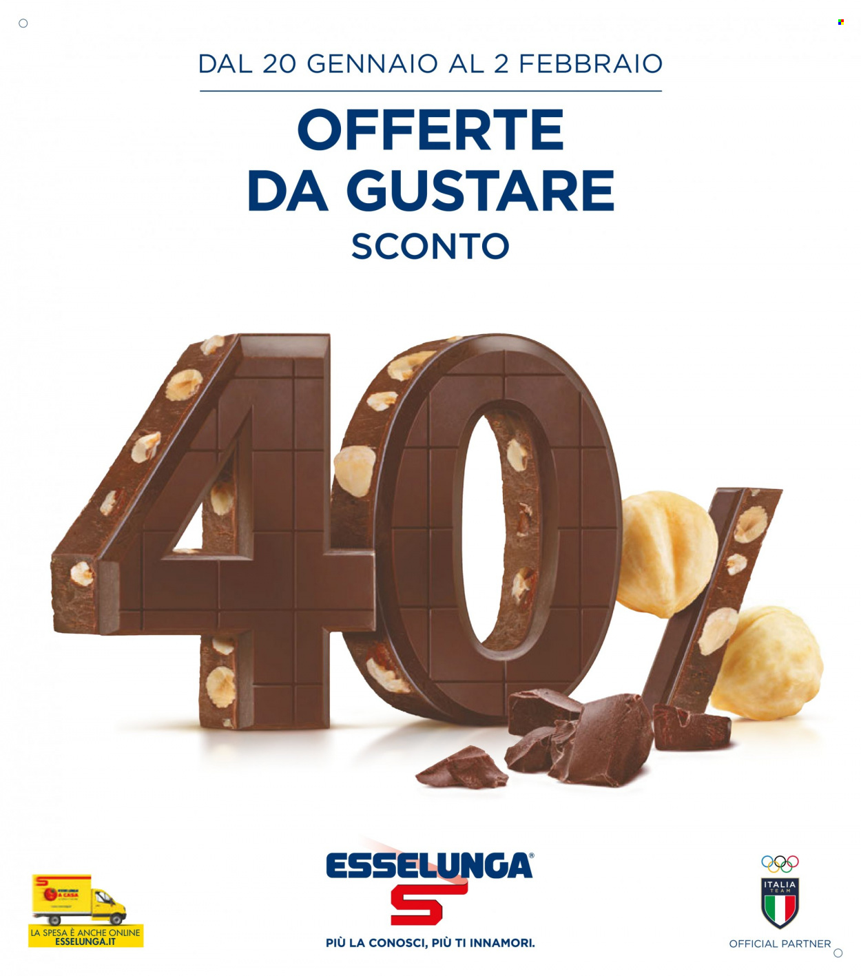 Volantino Esselunga - 20/1/2022 - 2/2/2022. Pagina 1