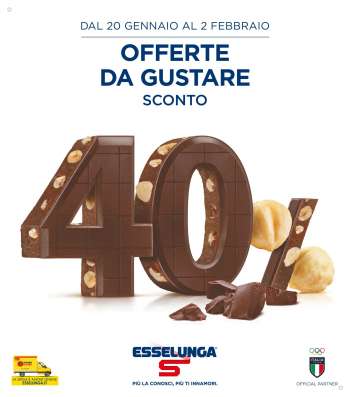 Volantino Esselunga - 20/1/2022 - 2/2/2022.