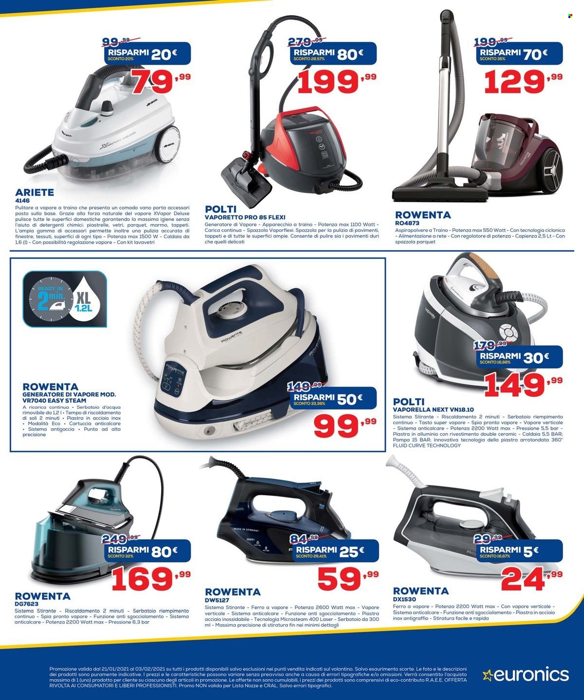 Volantino Euronics - 21/1/2022 - 3/2/2022. Pagina 19