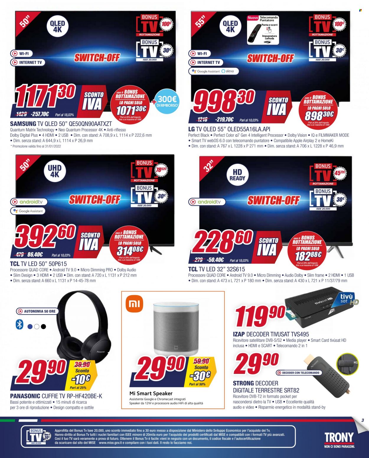 Volantino Trony - 20/1/2022 - 9/2/2022. Pagina 3