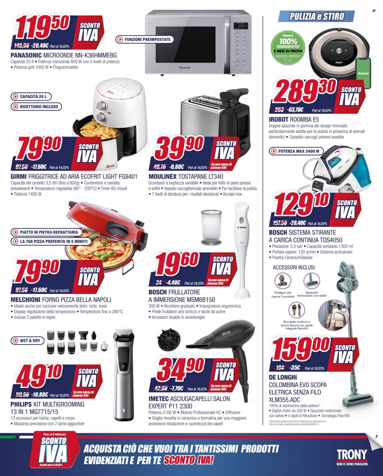 Volantino Trony - 20/1/2022 - 9/2/2022. Pagina 7