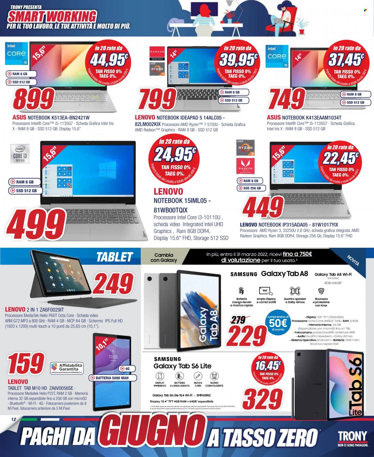 Volantino Trony - 20/1/2022 - 10/2/2022. Pagina 12