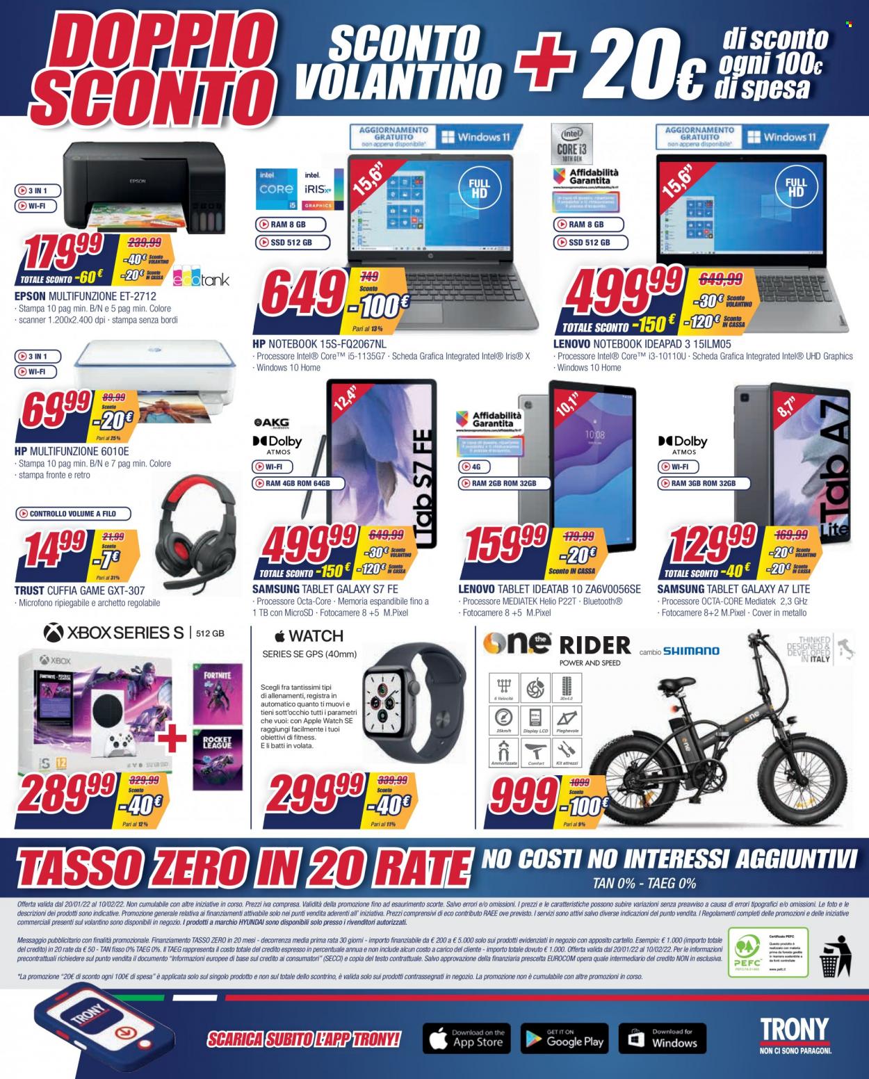 Volantino Trony - 20/1/2022 - 10/2/2022. Pagina 8