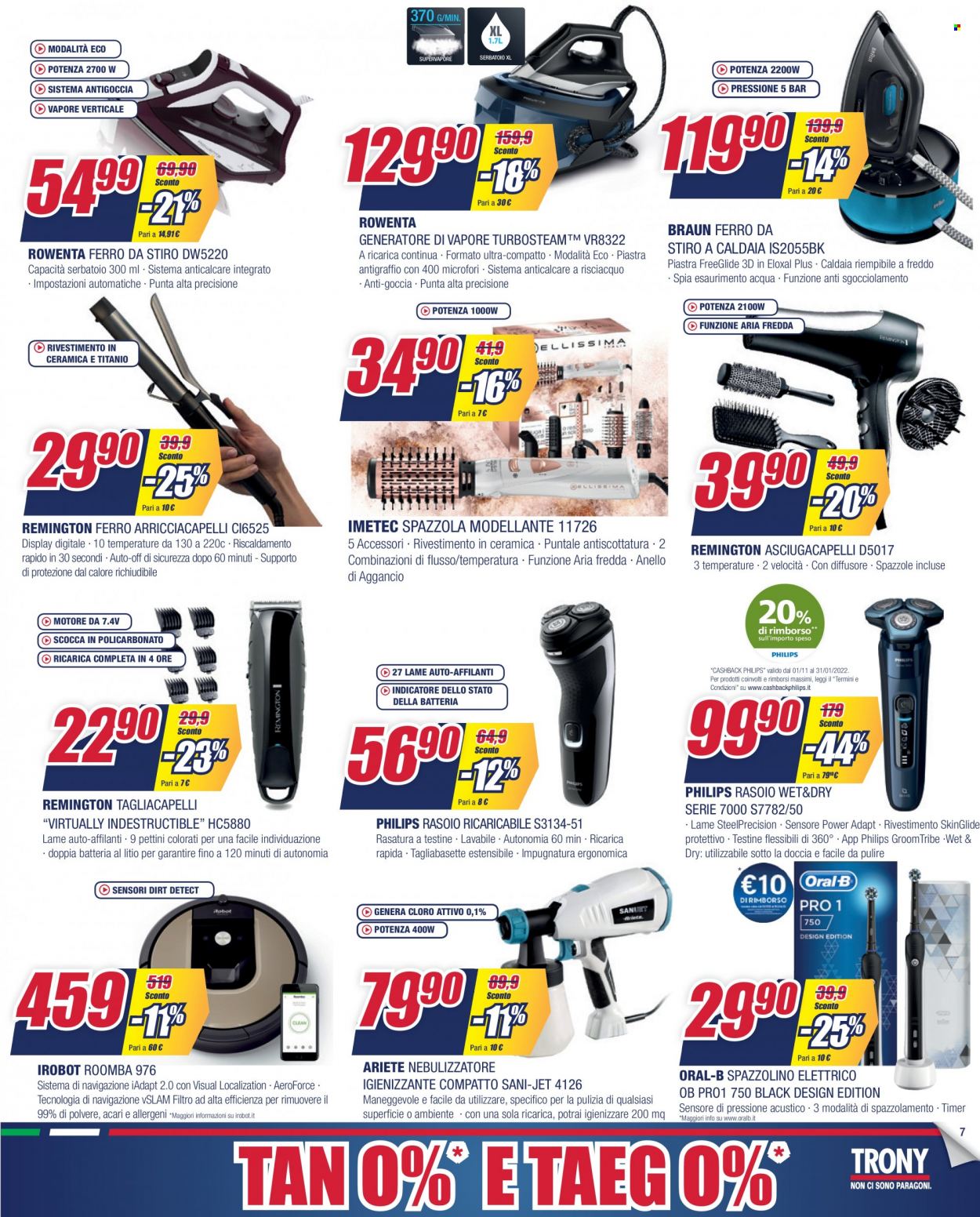 Volantino Trony - 21/1/2022 - 9/2/2022. Pagina 7