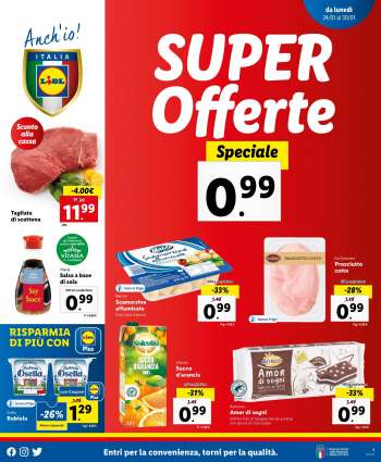 Volantino Lidl - 24/1/2022 - 30/1/2022.