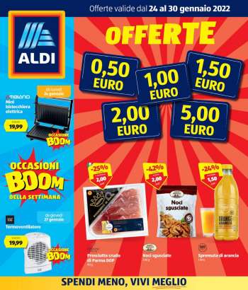 Volantino Aldi - 24/1/2022 - 30/1/2022.