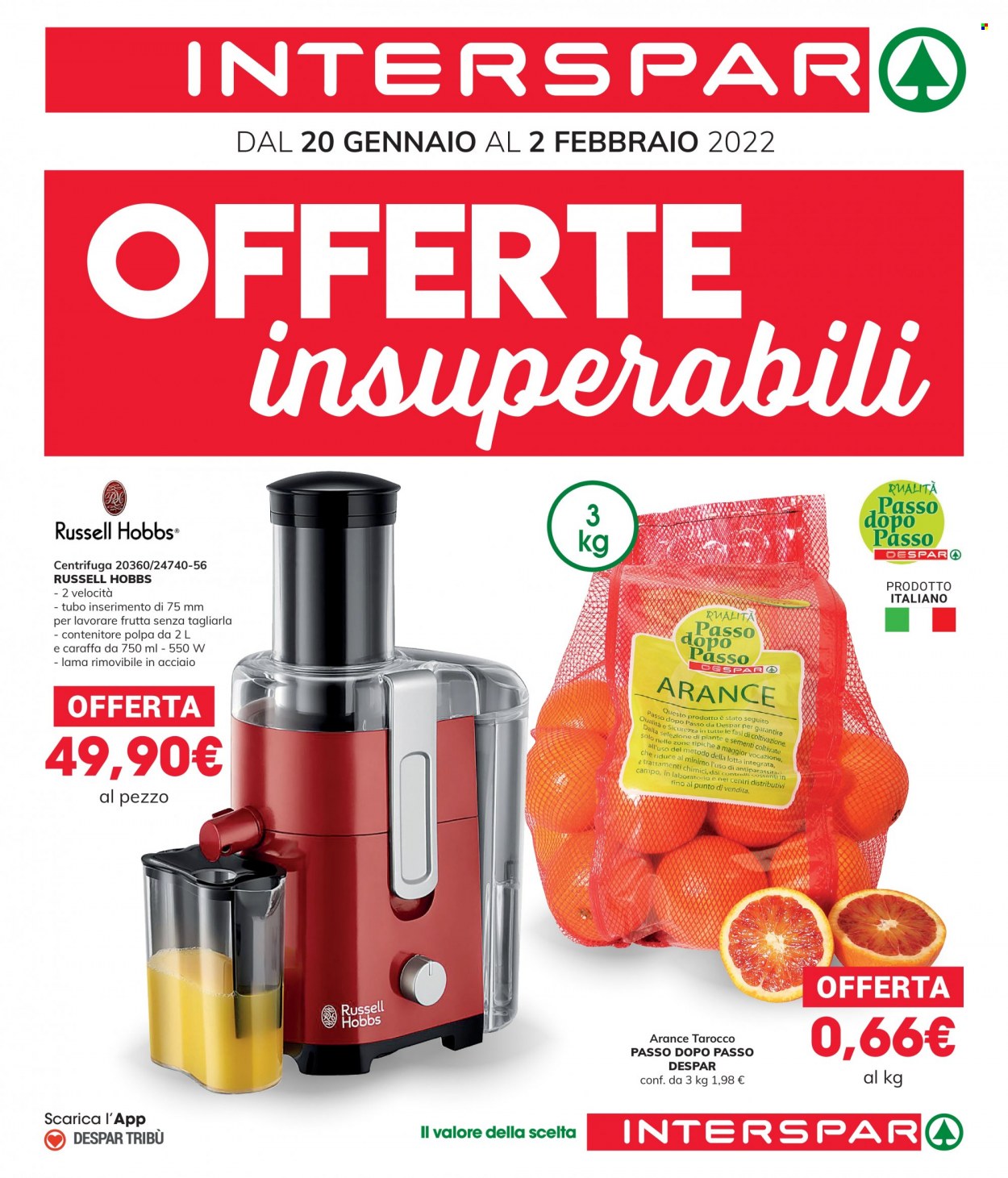 Volantino Interspar - 20/1/2022 - 2/2/2022. Pagina 1