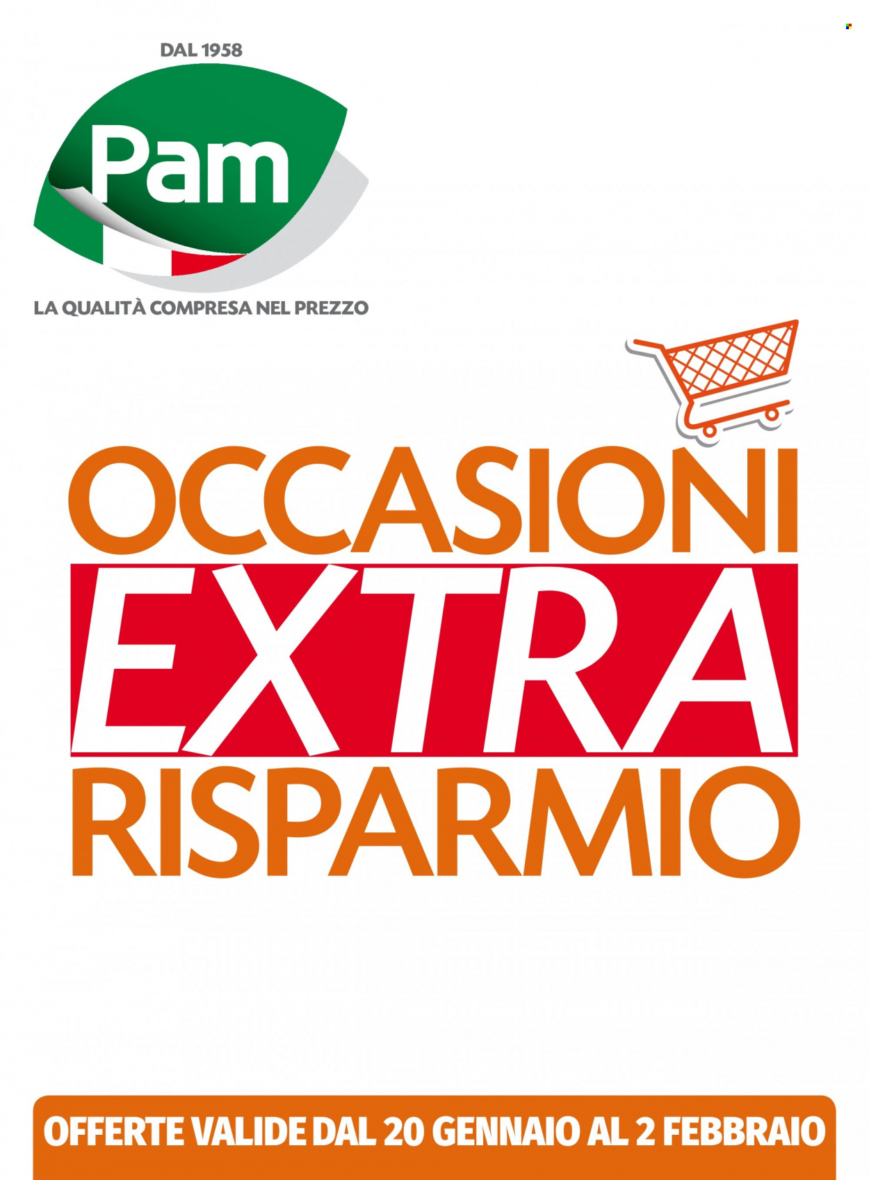 Volantino Pam Panorama - 20/1/2022 - 2/2/2022. Pagina 1