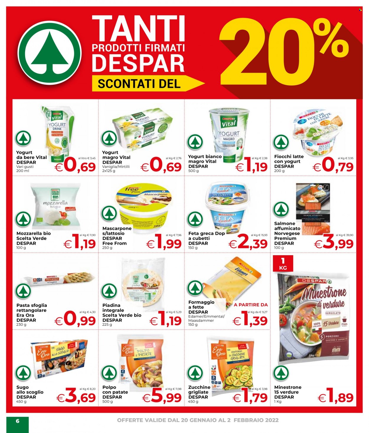 Volantino Despar - 20/1/2022 - 2/2/2022. Pagina 6