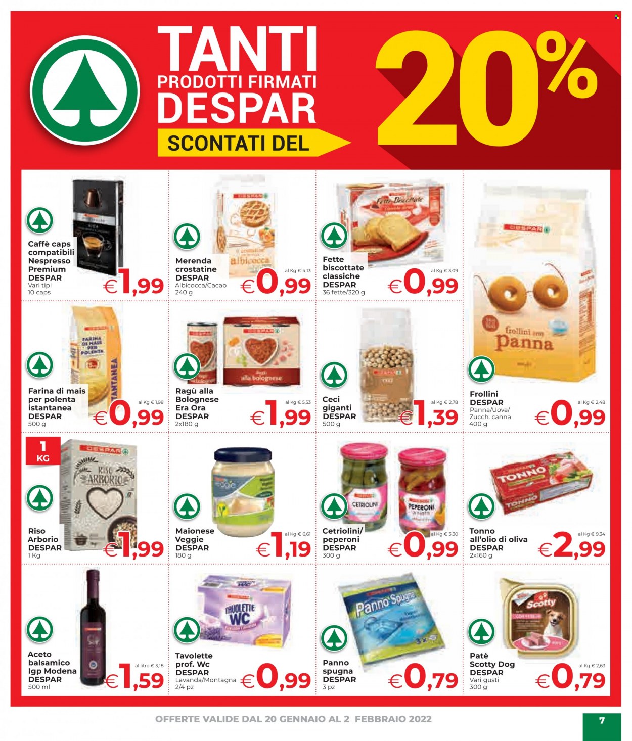Volantino Eurospar - 20/1/2022 - 2/2/2022. Pagina 7