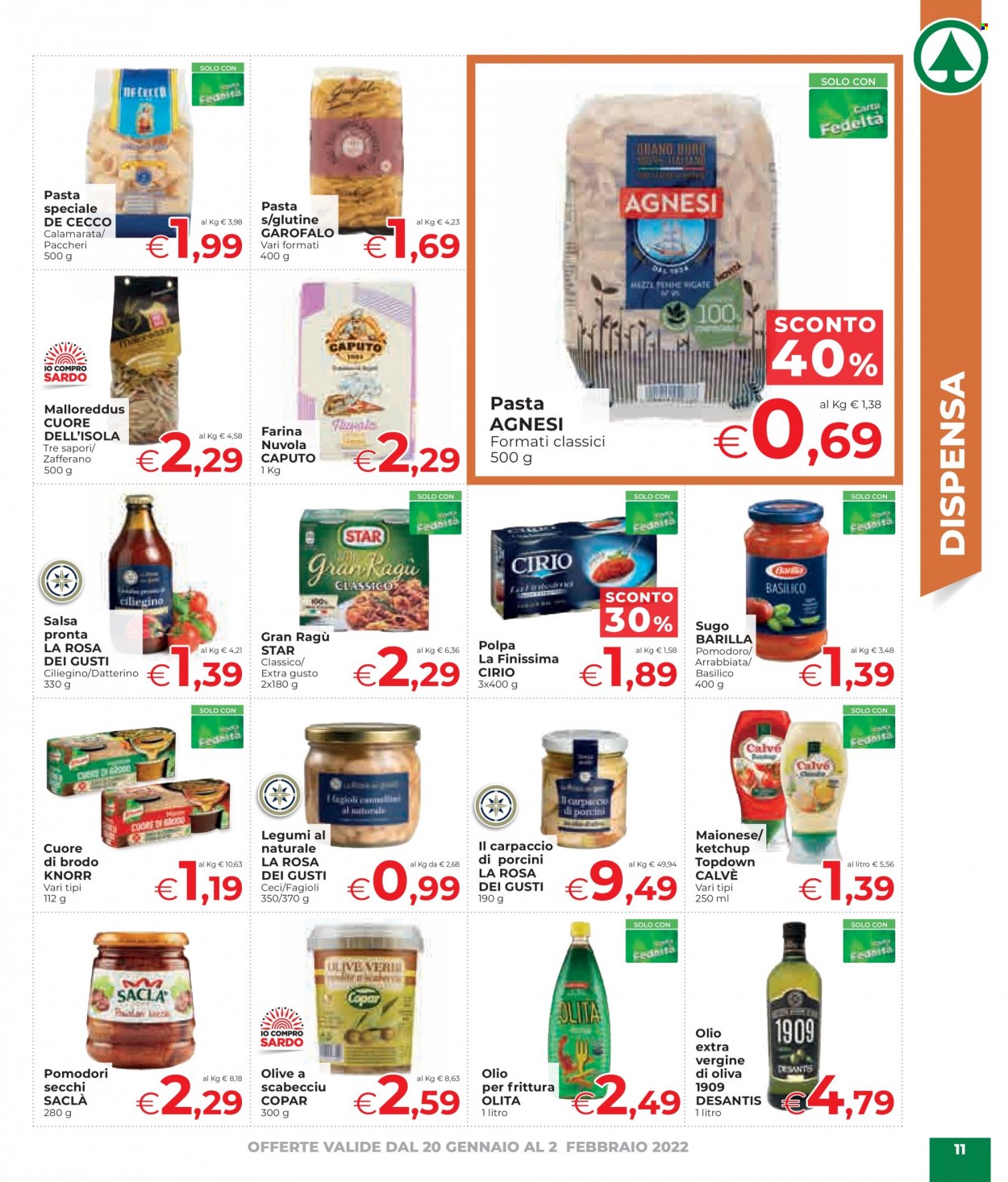 Volantino Eurospar - 20/1/2022 - 2/2/2022. Pagina 11