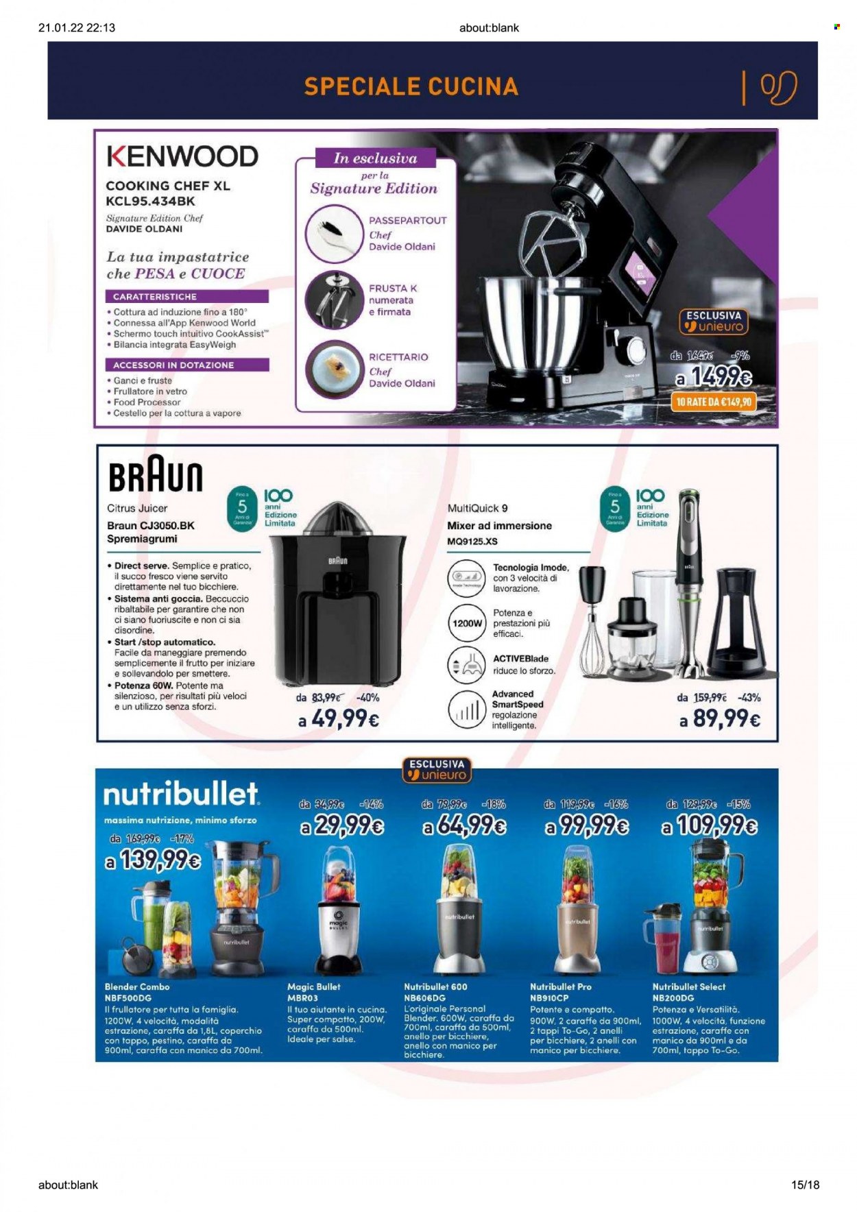 Volantino Unieuro - 21/1/2022 - 20/2/2022. Pagina 15