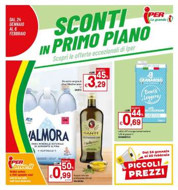 Volantino Iper, La grande i - 24/1/2022 - 6/2/2022.