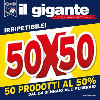 Volantino Il Gigante - 24/1/2022 - 2/2/2022.