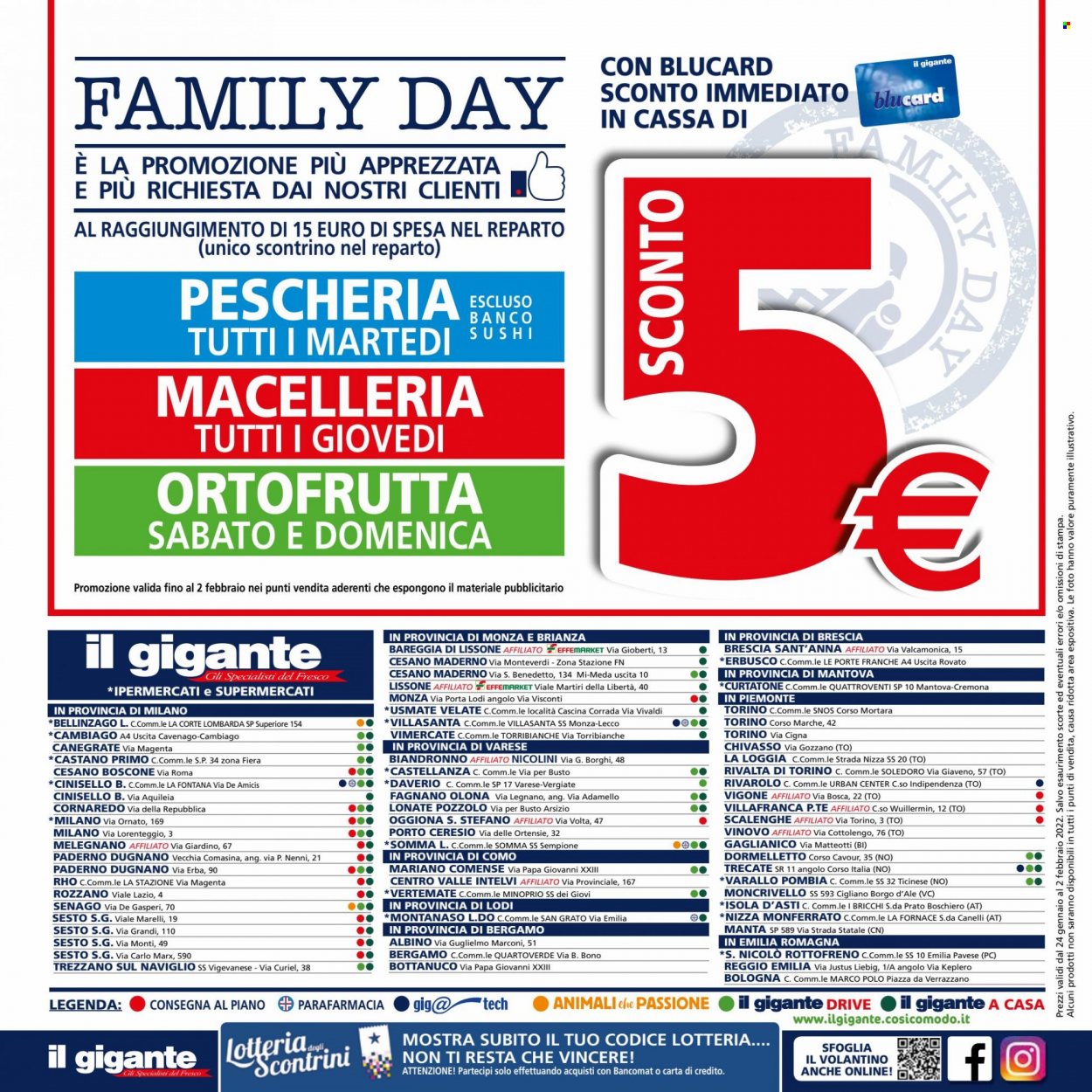 Volantino Il Gigante - 24/1/2022 - 2/2/2022. Pagina 28