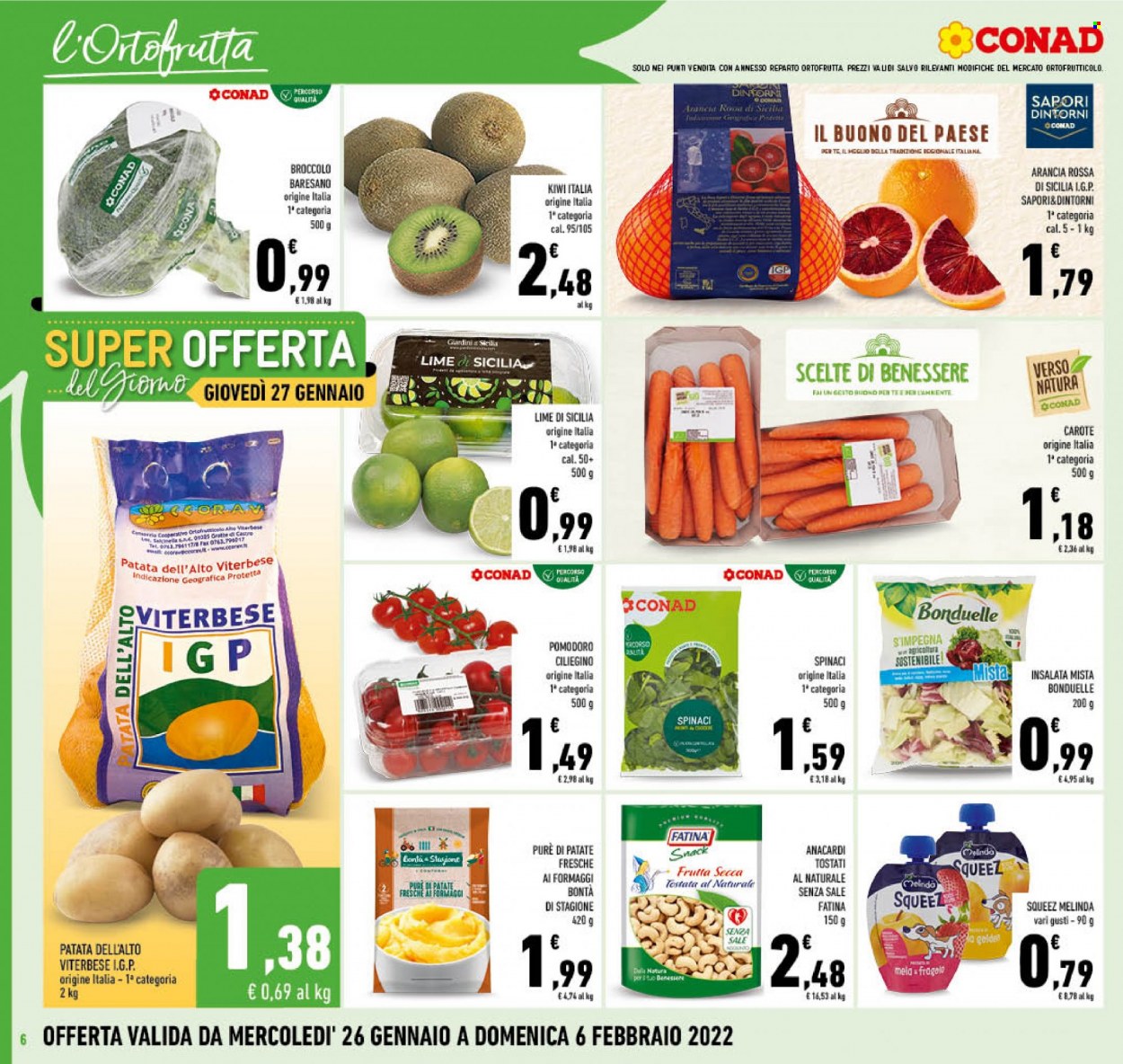 Volantino Conad - 26/1/2022 - 6/2/2022. Pagina 6