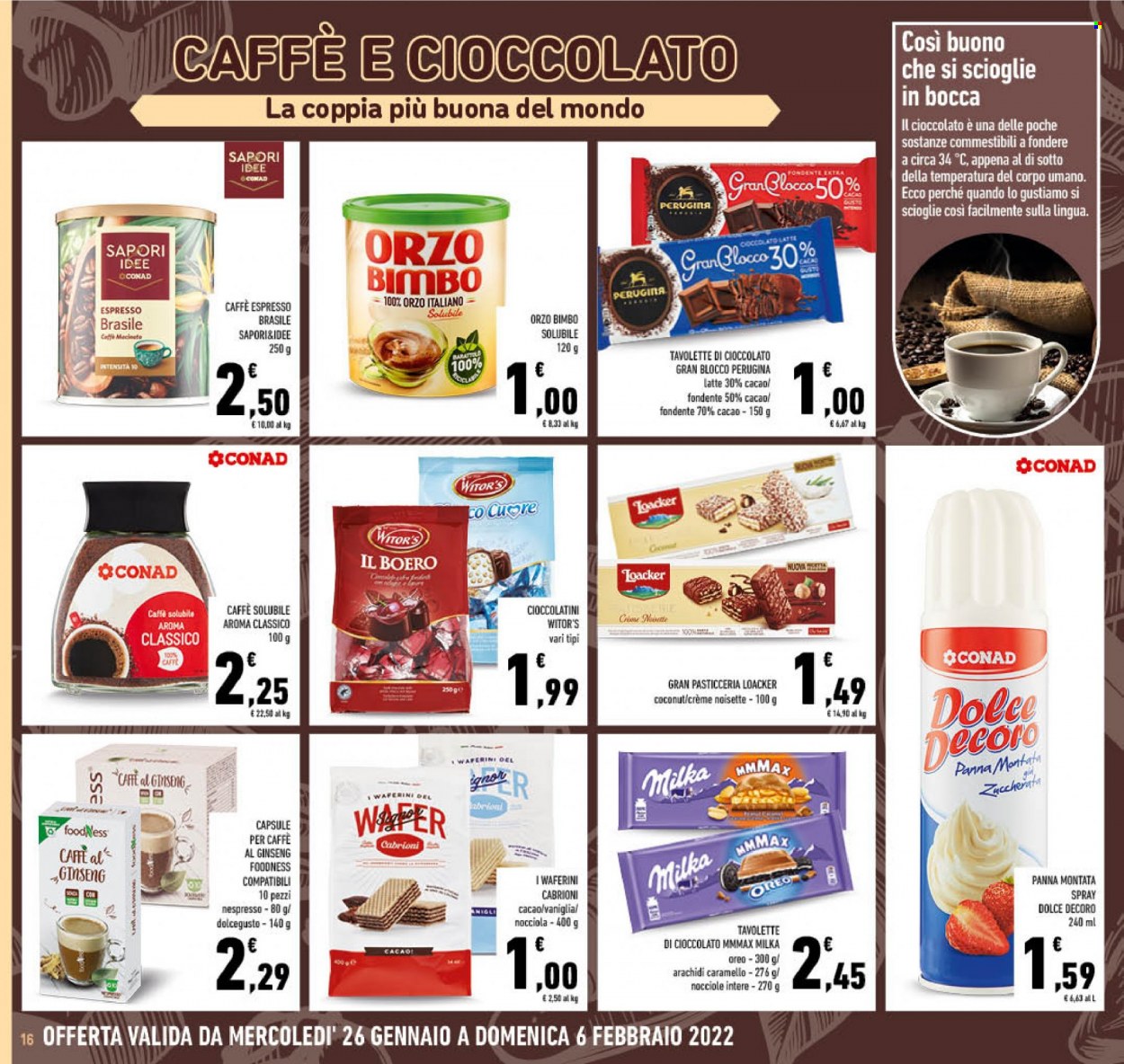 Volantino Conad - 26/1/2022 - 6/2/2022. Pagina 16