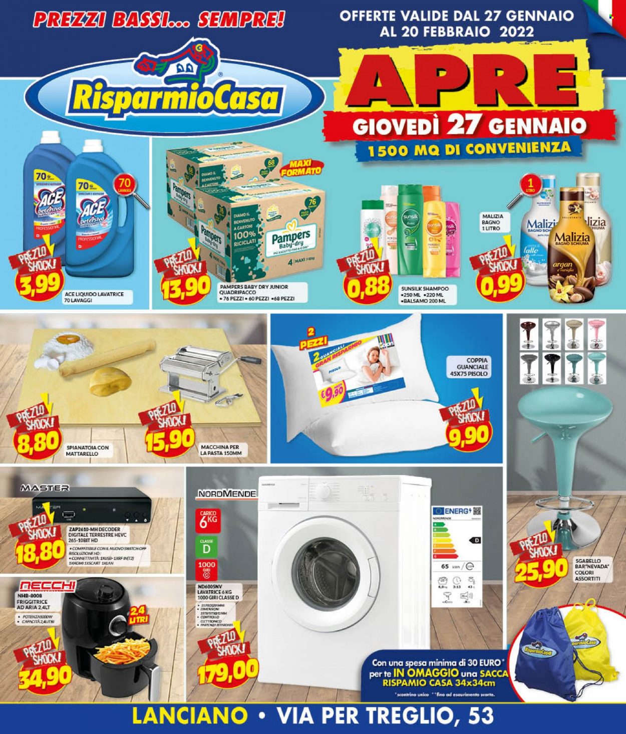 Volantino Risparmio Casa - 27/1/2022 - 20/2/2022. Pagina 1