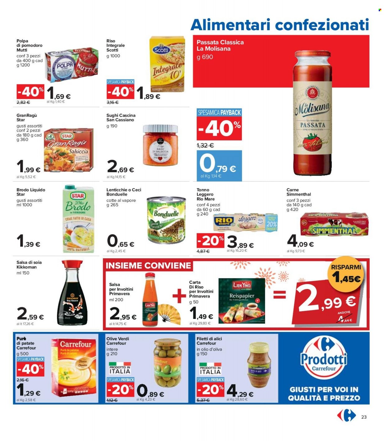 Volantino Carrefour - 27/1/2022 - 10/2/2022. Pagina 23