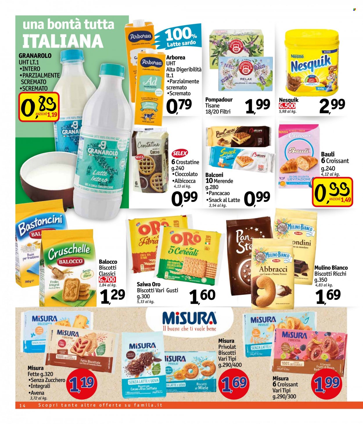 Volantino Famila - 27/1/2022 - 5/2/2022. Pagina 14