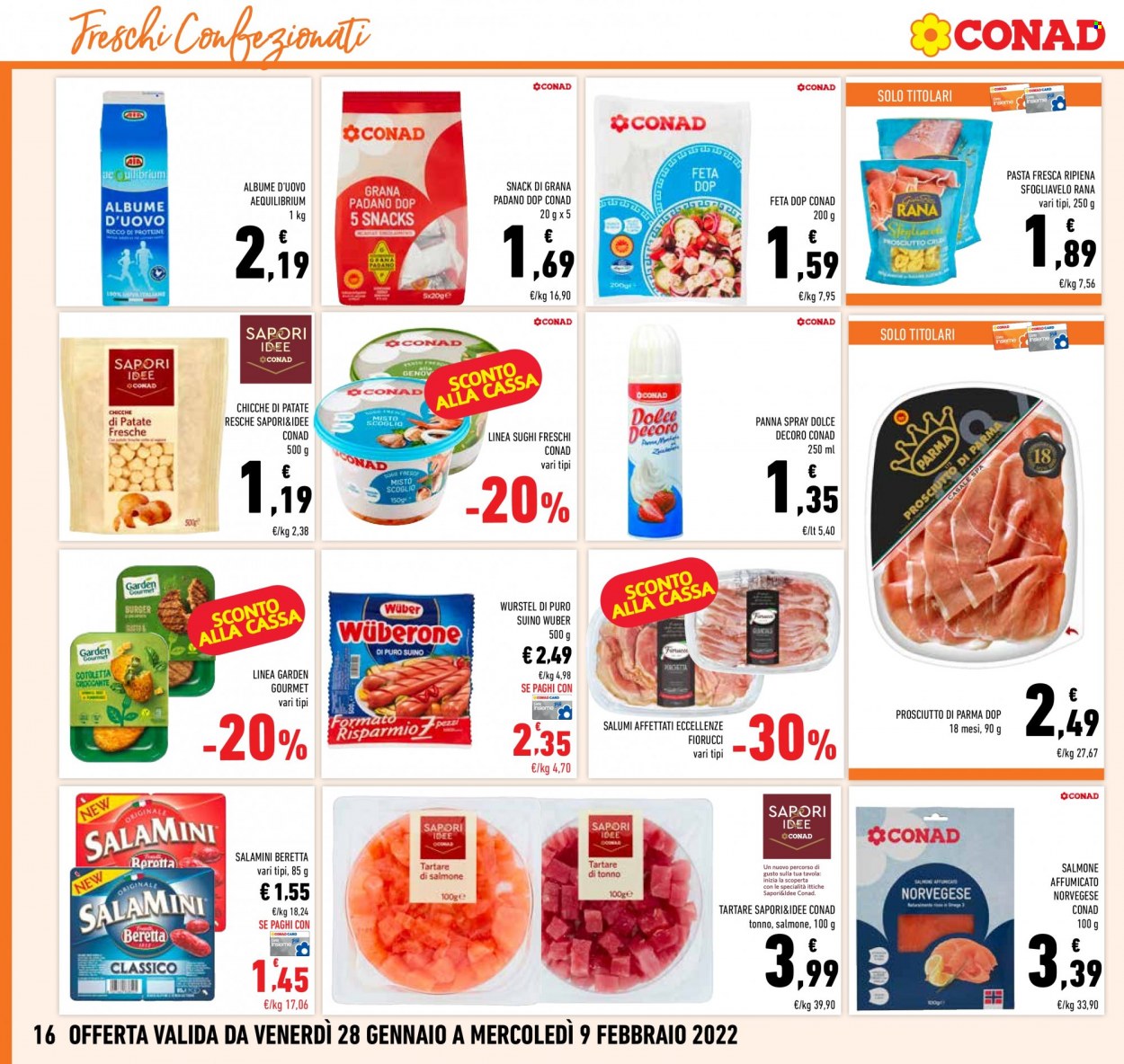 Volantino Conad - 28/1/2022 - 9/2/2022. Pagina 16