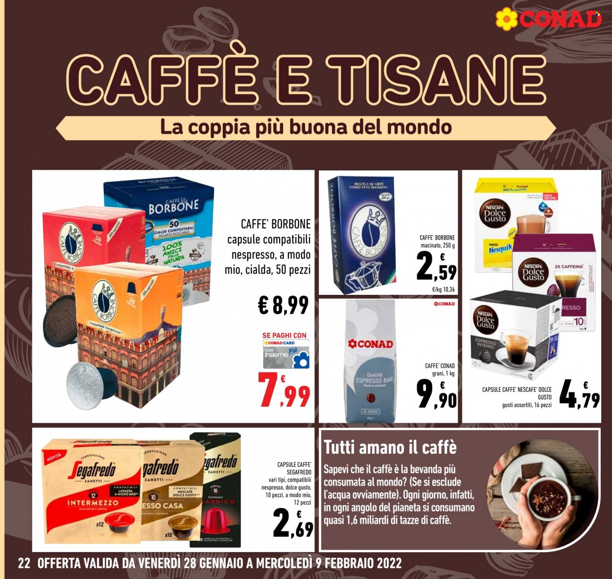 Volantino Conad - 28/1/2022 - 9/2/2022. Pagina 22